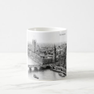 London Black and White Sketch Mug