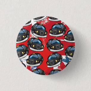 London Black Cab 1 Inch Round Button