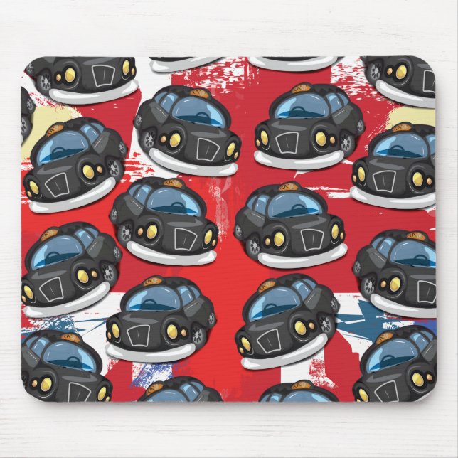 London Black Cab Mouse Pad (Front)