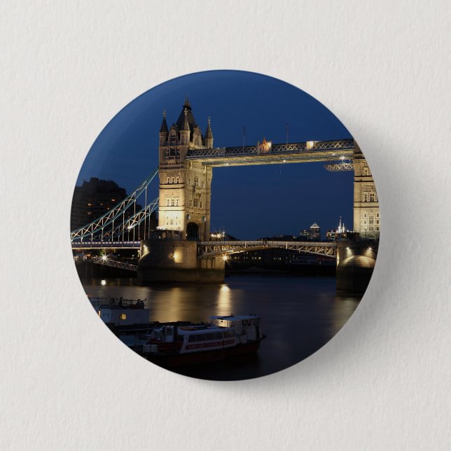London Bridge 2 Inch Round Button (Front)