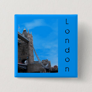 London Bridge 2 Inch Square Button