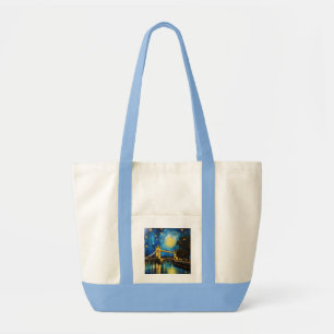 London Bridge Acrylic Art, Tote Bag