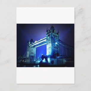 London Bridge at Night Postcard