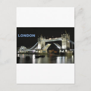 London bridge at night (St.K) Postcard