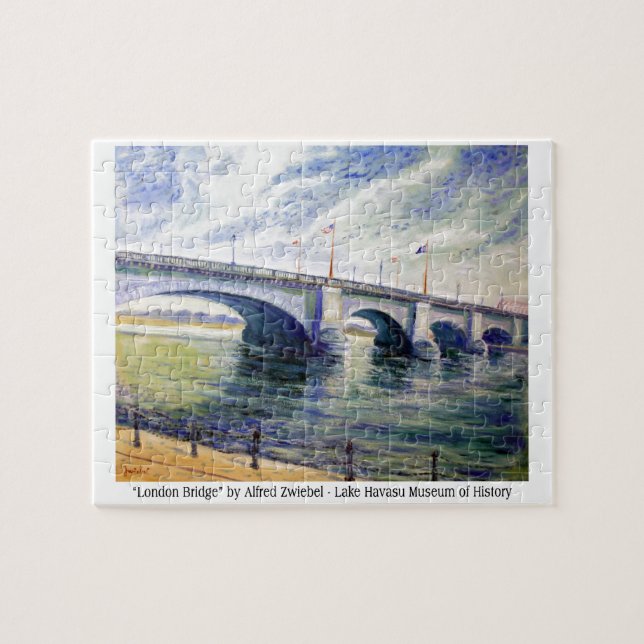 London Bridge by Alfred Zwiebel Jigsaw Puzzle (Horizontal)