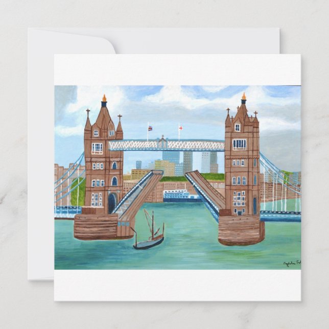 London Bridge Invitation card  (Front)