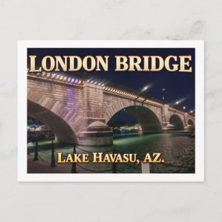 London Bridge Lake Havasu Arizona  Postcard