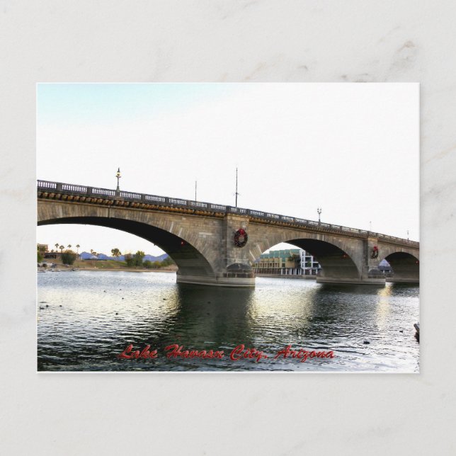 London Bridge Lake Havasu City, Arizona Postcard (Front)