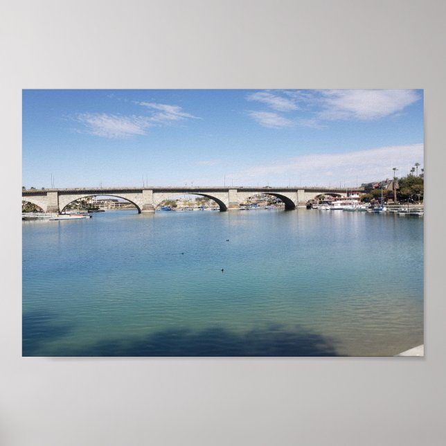 London Bridge, Lake Havasu City, Arizona Poster (Front)