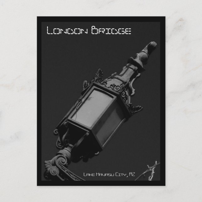 London Bridge, Lake Havasu City, AZ Postcard (Front)