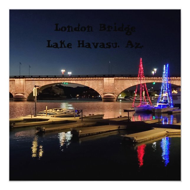 London Bridge Lake Havasu Photo Print (Front)