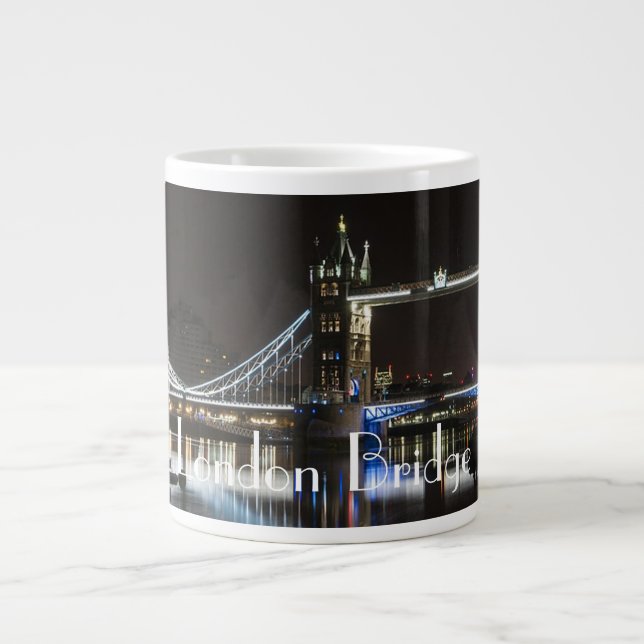 London Bridge Large Coffee Mug (Front)