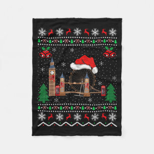 London Bridge Lover Matching Ugly London Bridge Ch Fleece Blanket