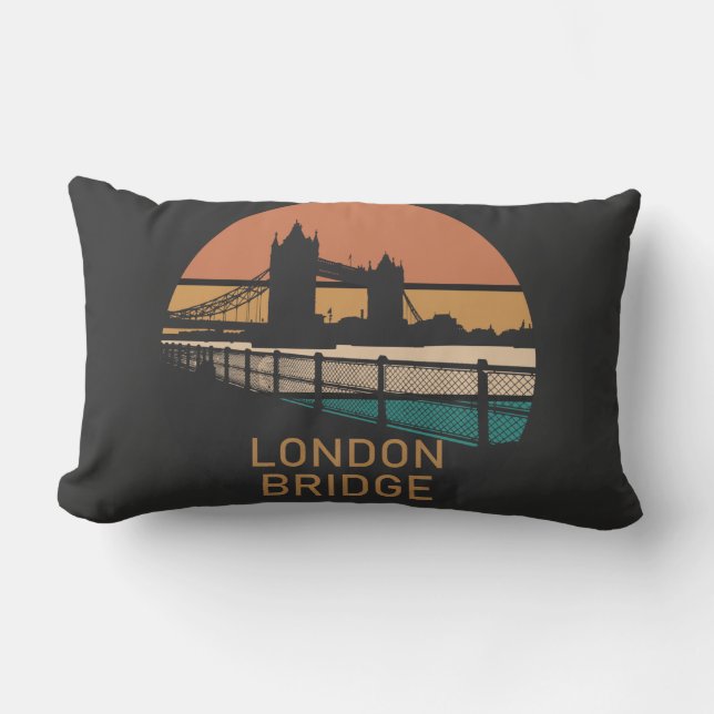 London Bridge Lumbar Pillow (Front)