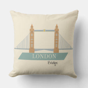 LONDON BRIDGE THROW PILLOW