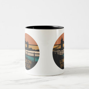 London Bridge Two-Tone Coffee Mug