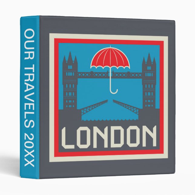 London Bridge with Umbrella Binder (Front/Spine)