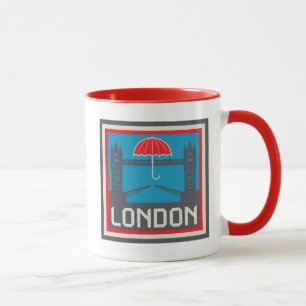 London Bridge with Umbrella Mug