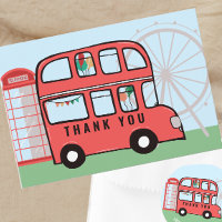 London British Bus Birthday Thank You