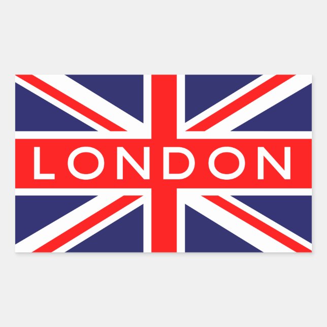 London : British Flag Sticker (Front)