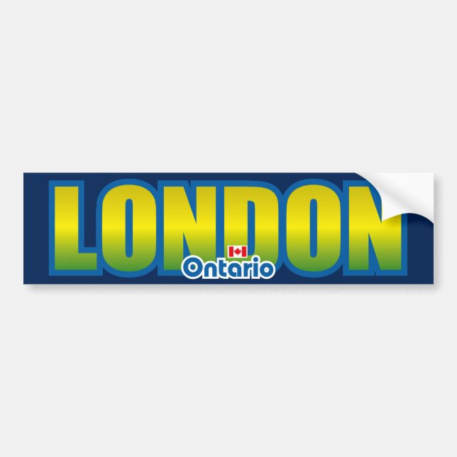 London Bumper Sticker (Front)