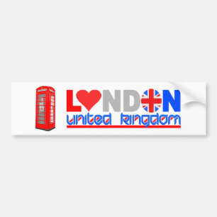 London bumpersticker bumper sticker