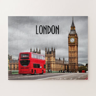 LONDON BUS & BIG BEN JIGSAW PUZZLE