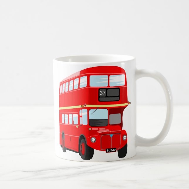 London Bus Coffee Mug (Right)