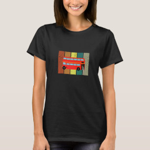 London Bus Driver Double Roof Retro Men Women Kids T-Shirt