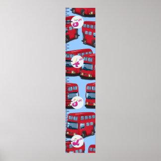 London Bus Growth chart. Poster