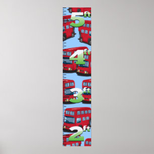 London Bus Growth chart. Poster