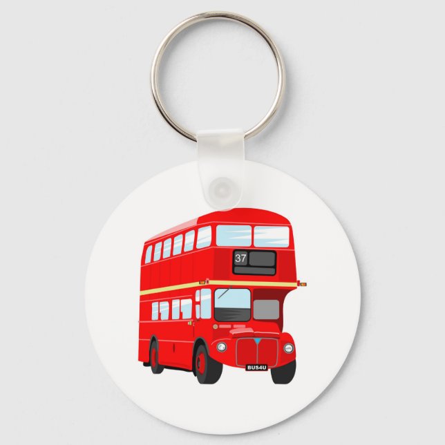 London Bus Keychain (Front)