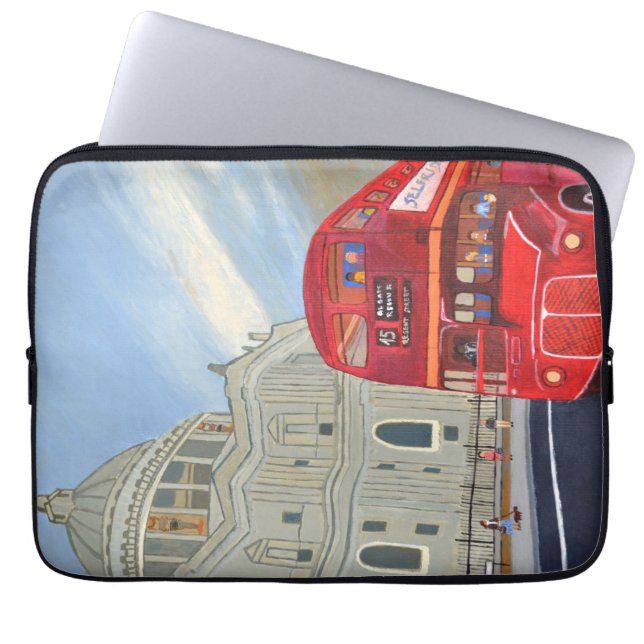 London Bus Laptop Sleeves  (Front)