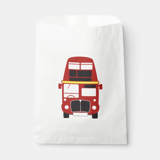 London bus party favour bag | favour bag (Front)