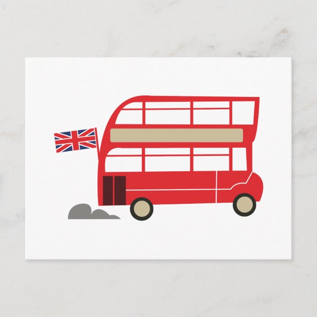 London Bus Postcard (Front)
