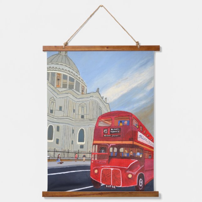 London Bus Tapestry  (Front)