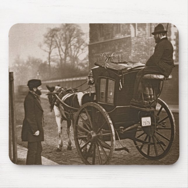 London Cabmen, from 'Street Life in London', 1877- Mouse Pad (Front)