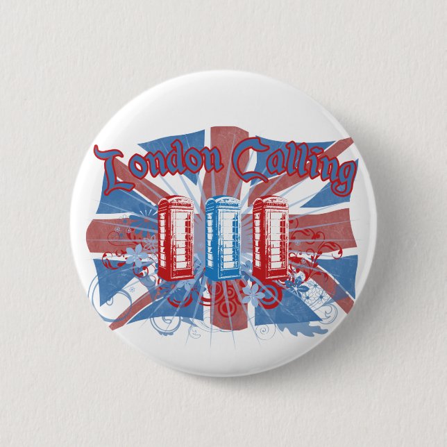 London Calling 2 Inch Round Button (Front)