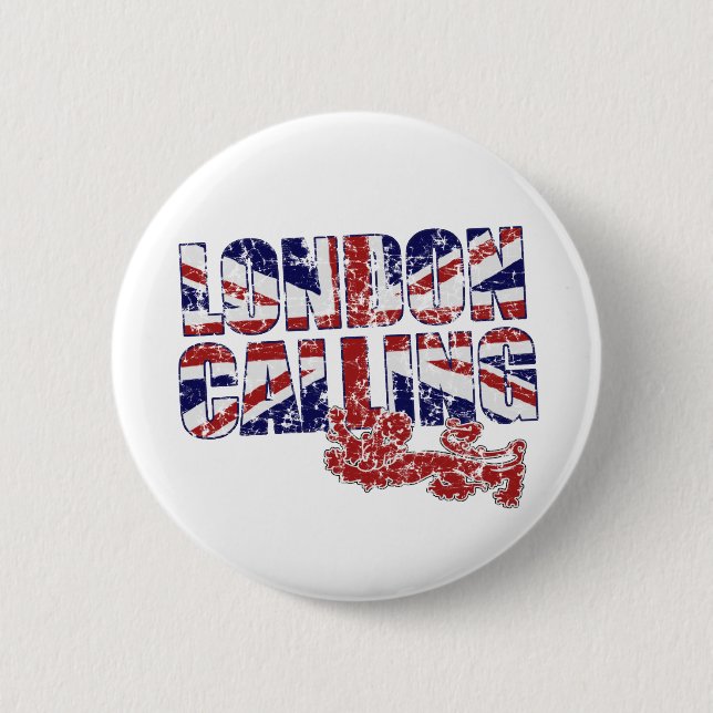 London Calling 2 Inch Round Button (Front)