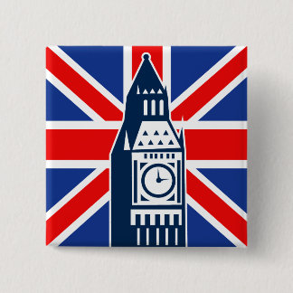 London Calling 2 Inch Square Button