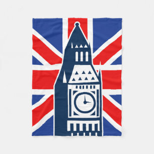 London Calling Fleece Blanket