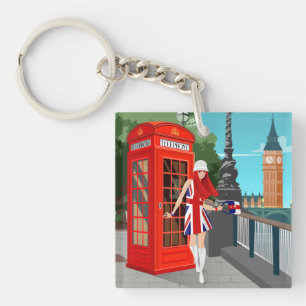 London Calling Keychain