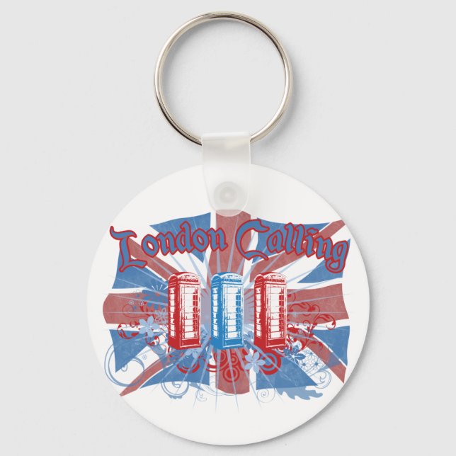 London Calling Keychain (Front)
