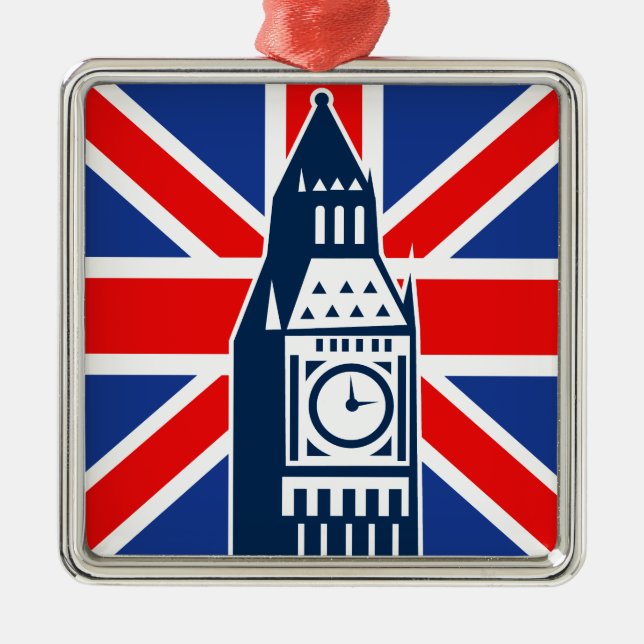 London Calling Metal Ornament (Front)