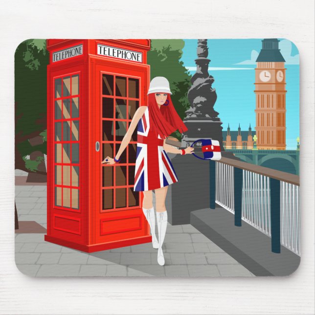 London Calling Mouse Pad (Front)