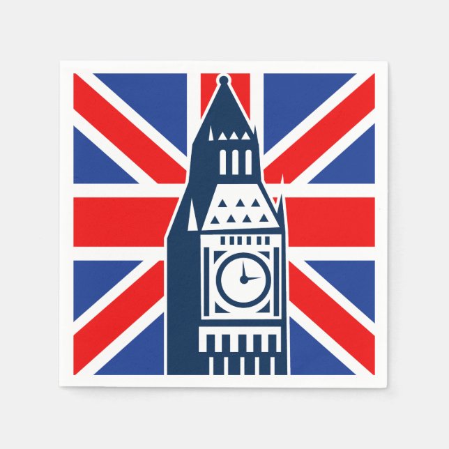 London Calling Napkin (Front)