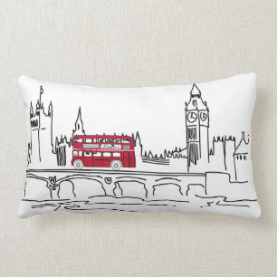 London calling pillow (can be personalized)