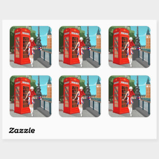 London Calling Square Sticker