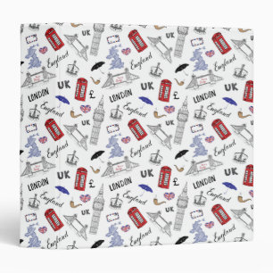 London City Doodles Pattern Binder