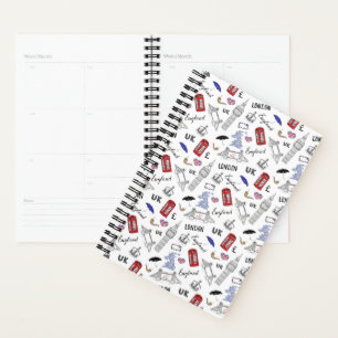 London City Doodles Pattern Planner